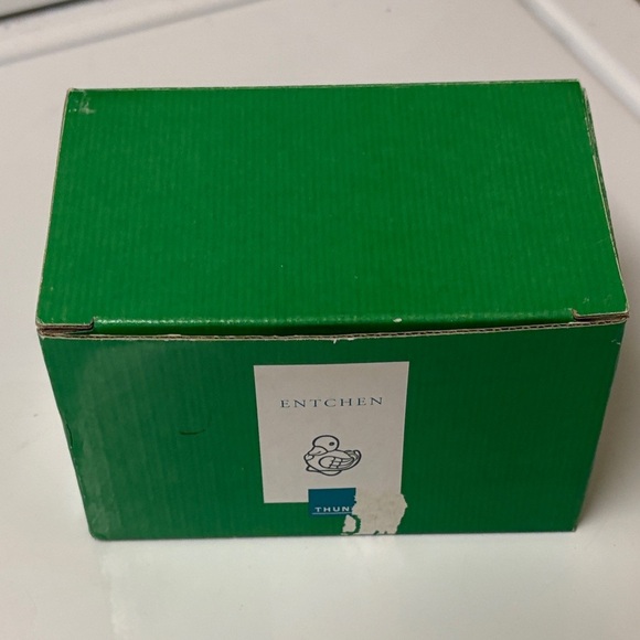 Thun collectors Gold and Cream Lovebird Figurine le papere - Picture 7 of 7